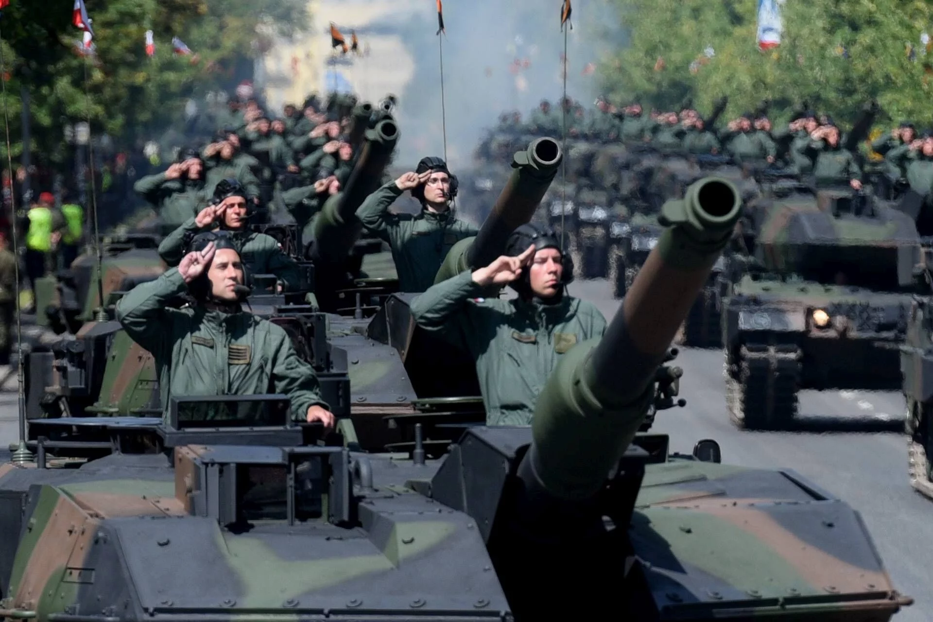 Defilada z okazji Święta Wojska Polskiego