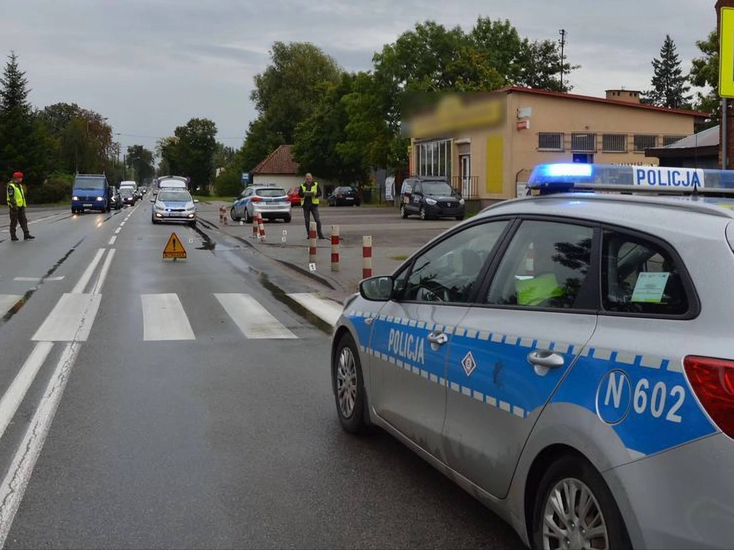 Miejsce wypadku w Malborku, zdjęcie ilustracyjne