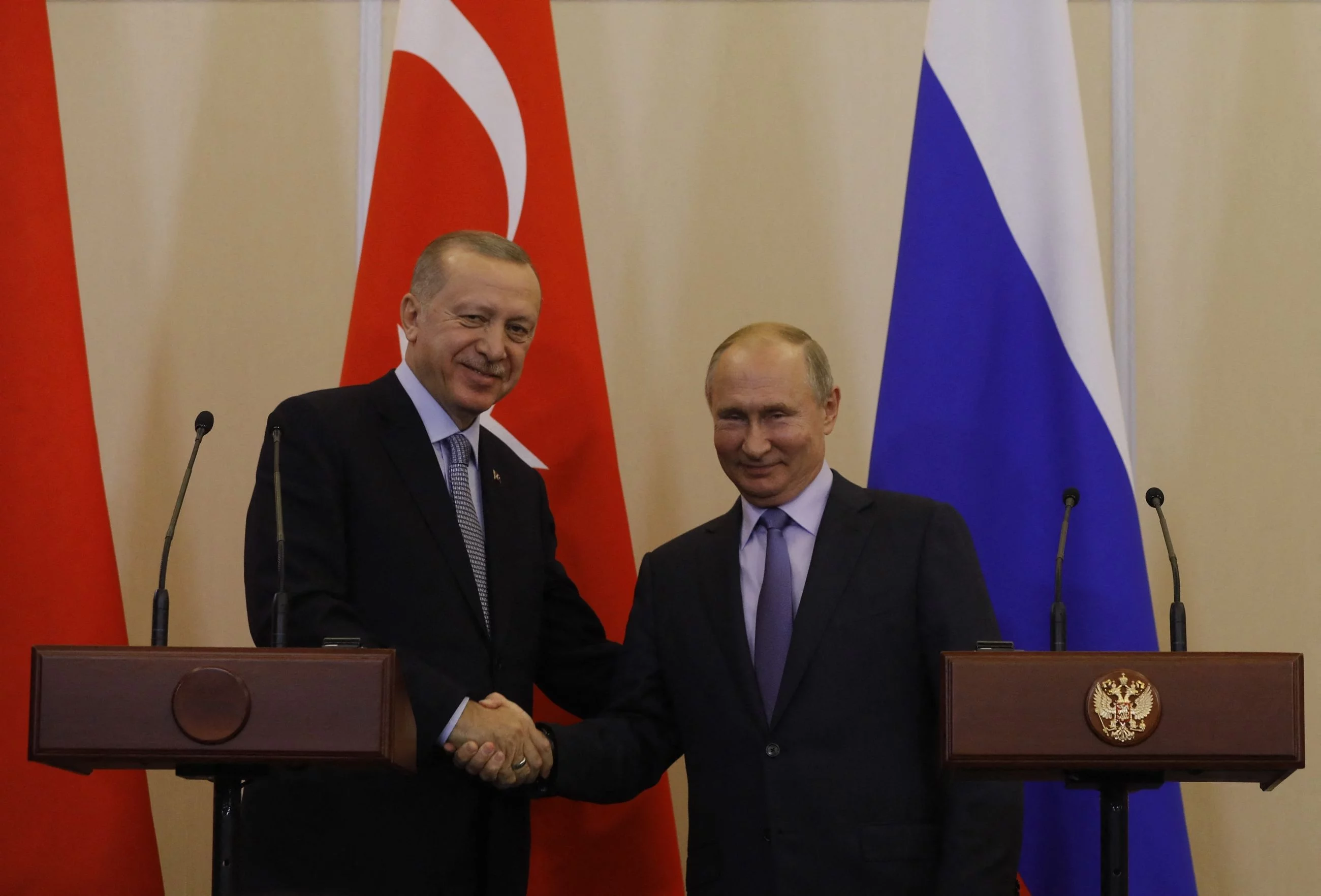 Recep Tayyip Erdogan i Władimir Putin