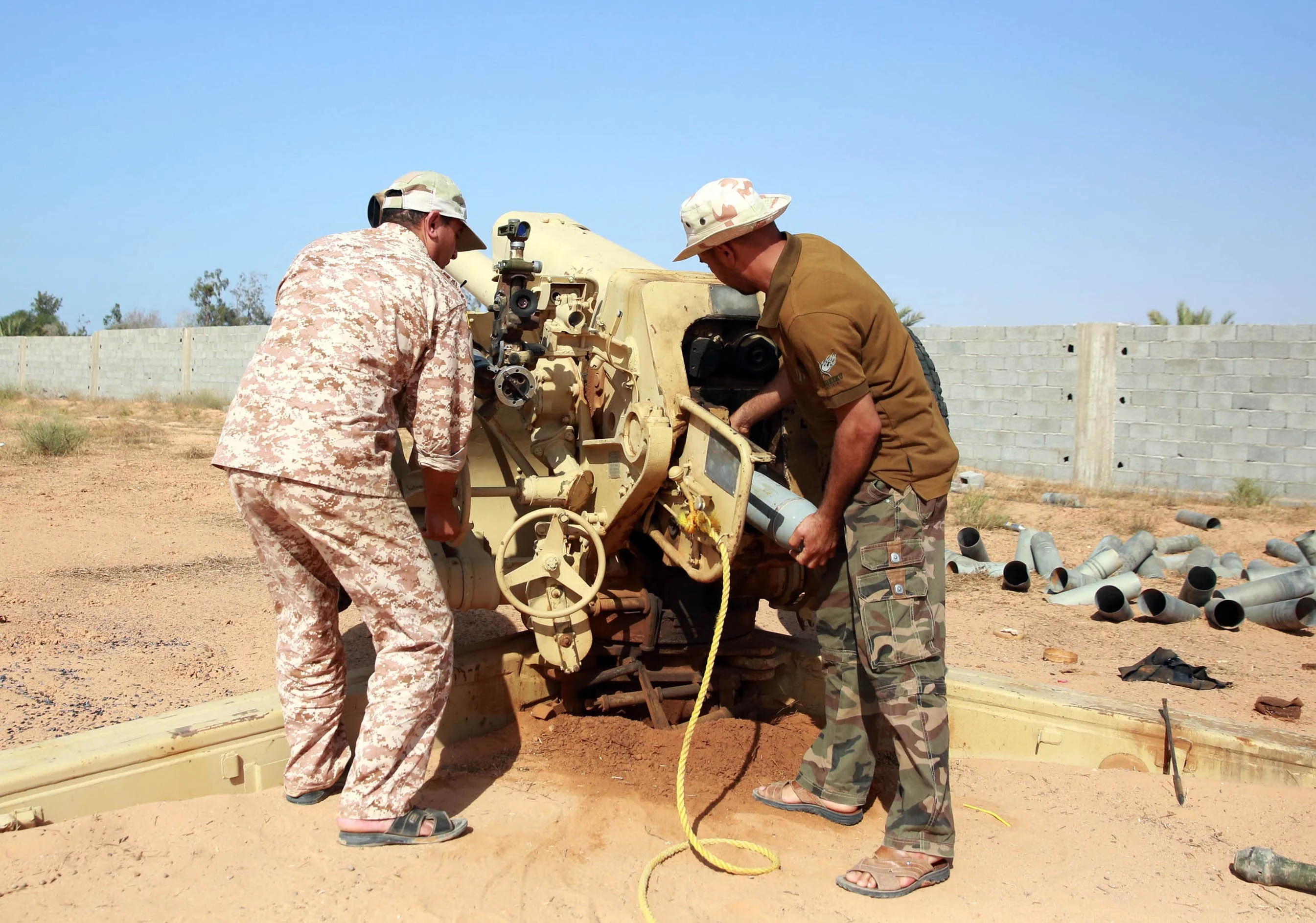 Libijskie siły w Syrcie