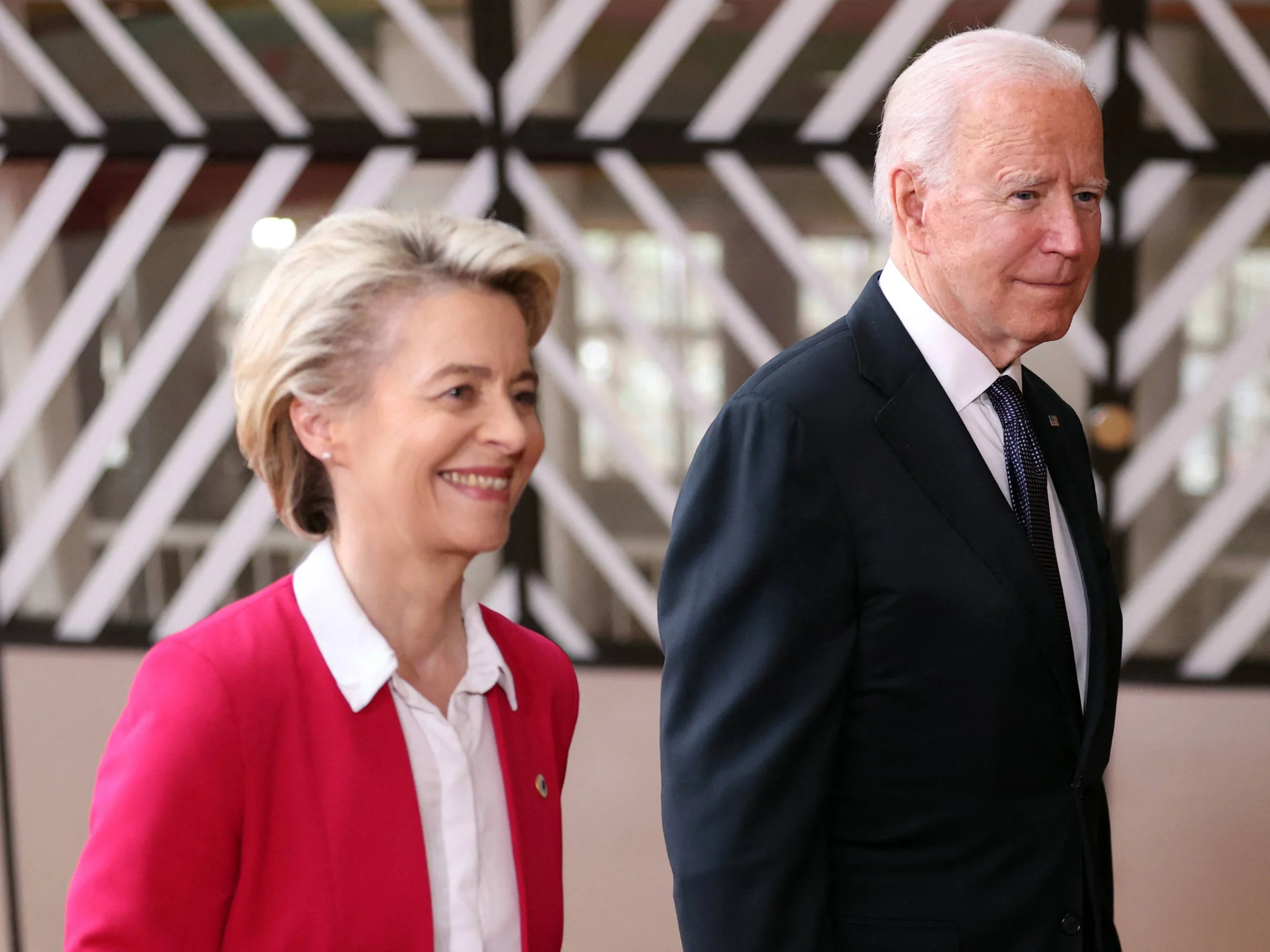 Ursula von der Leyen i Joe Biden