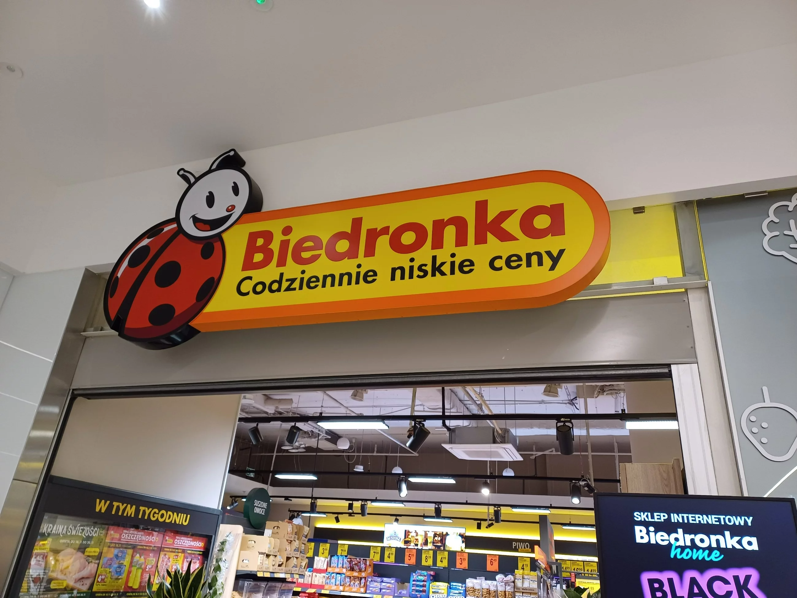 Logo sieci sklepów Biedronka