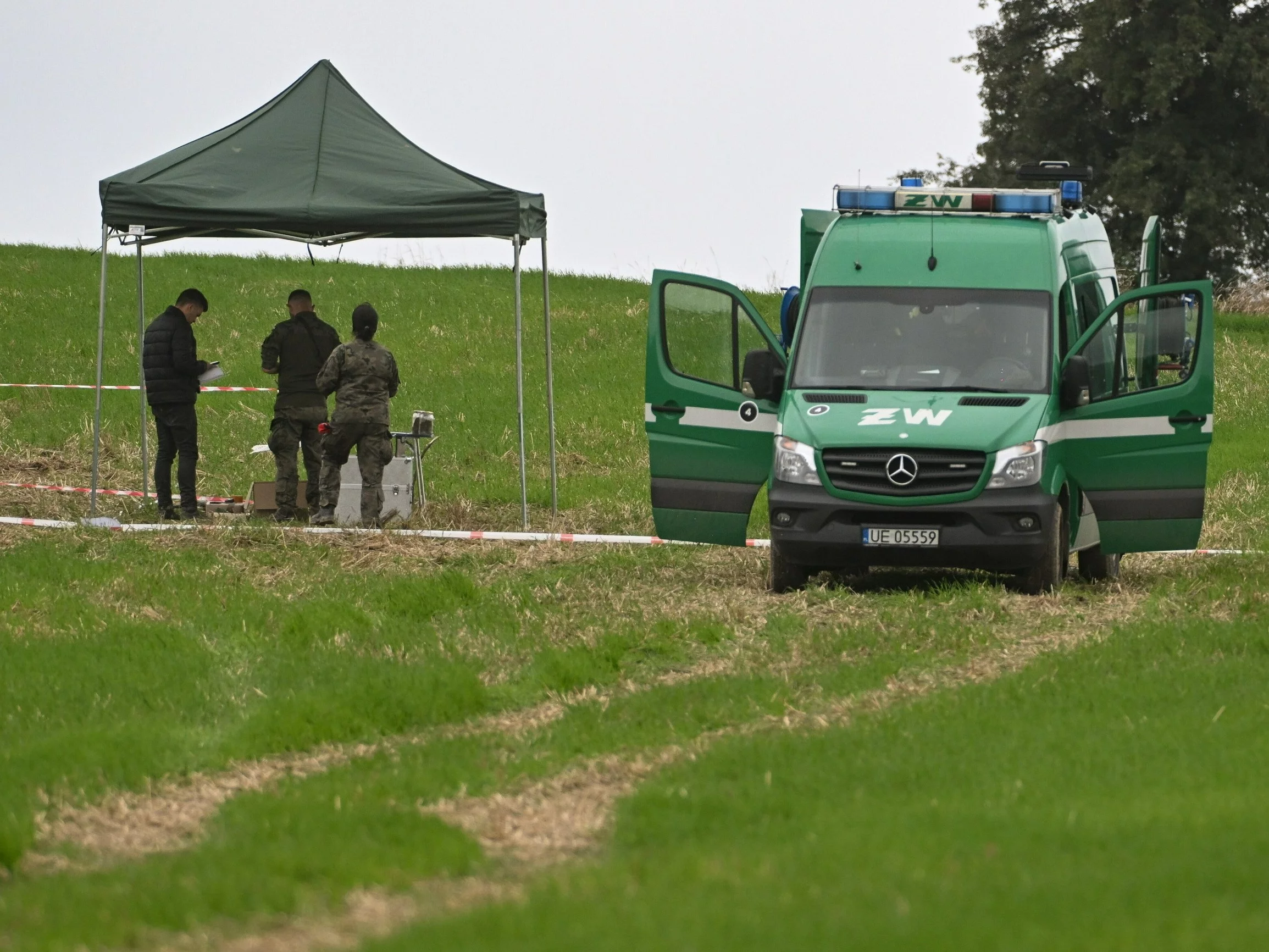 Szczątki rakiety na Lubelszczyźnie. „Najprawdopodobniej polska”