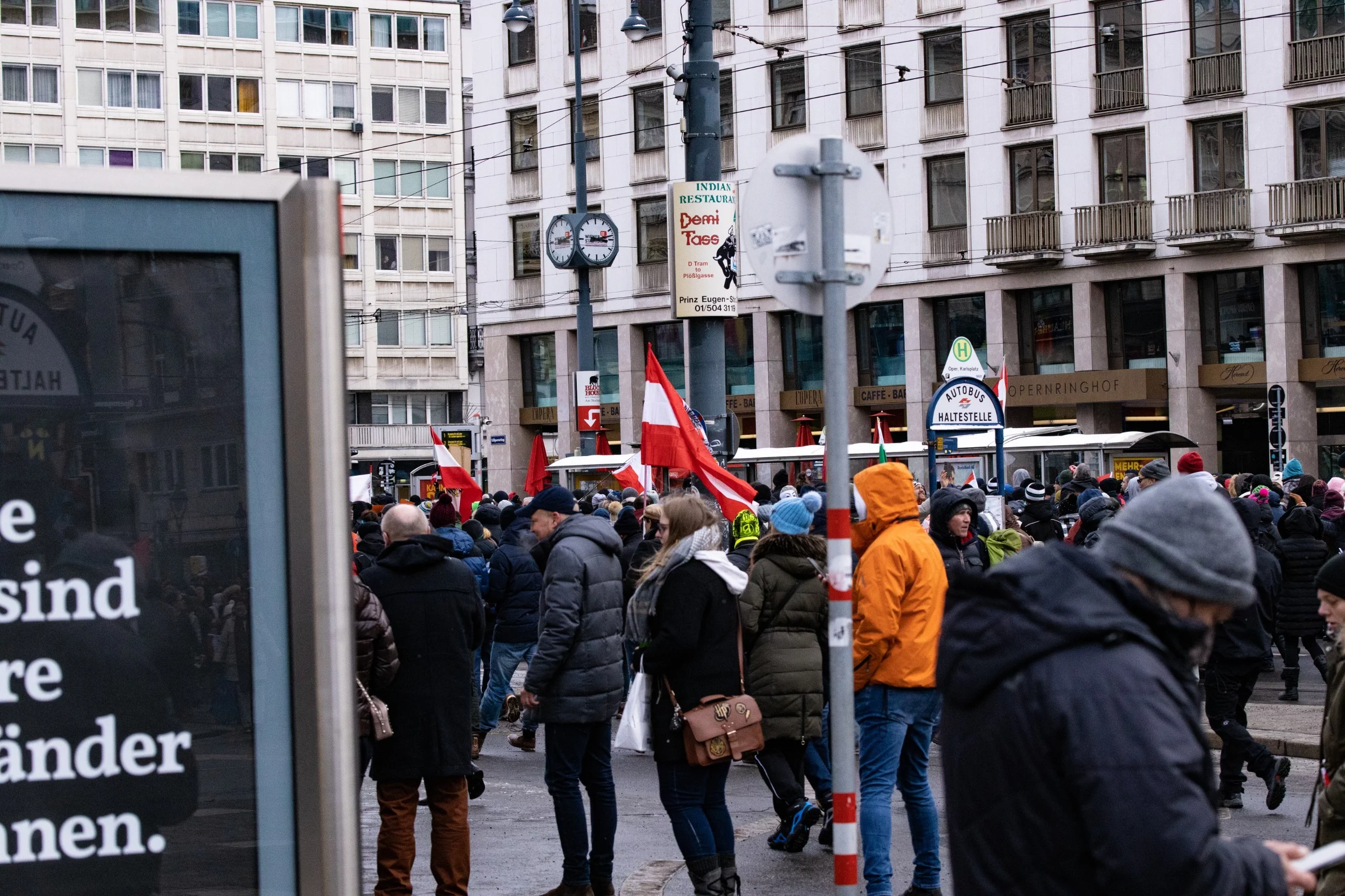 Jeszcze kilka miesięcy temu Austriacy protestowali przeciwko obostrzeniom , zdjęcie ilustracyjne