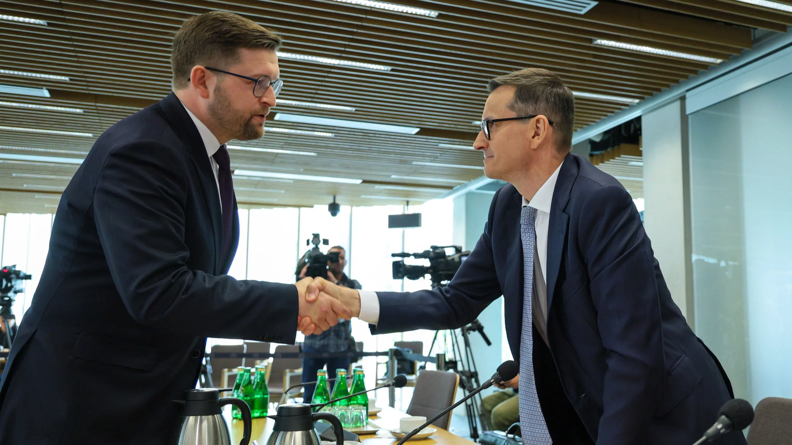 Andrzej Śliwka i Mateusz Morawiecki