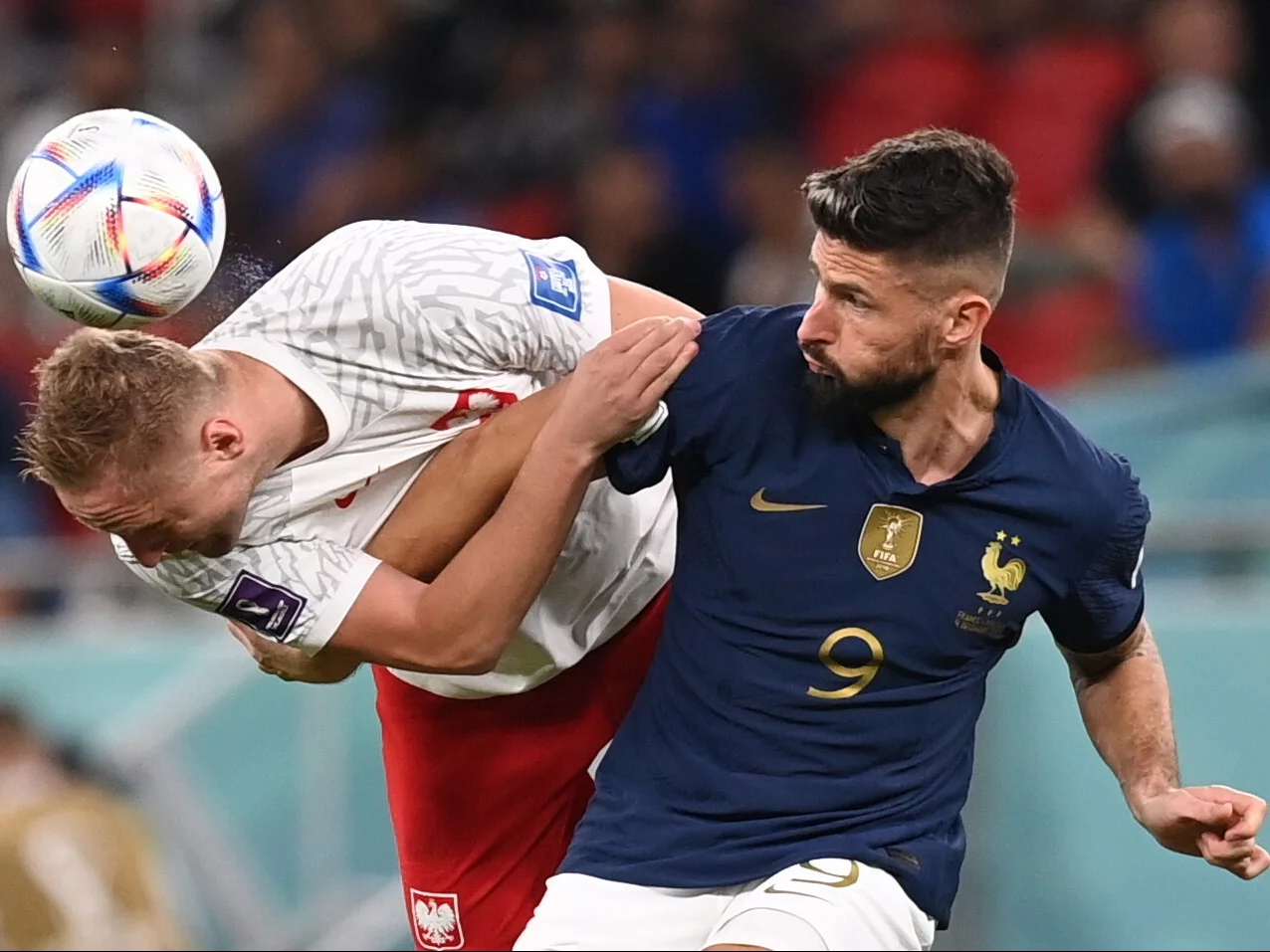 Kamil Glik i Olivier Giroud