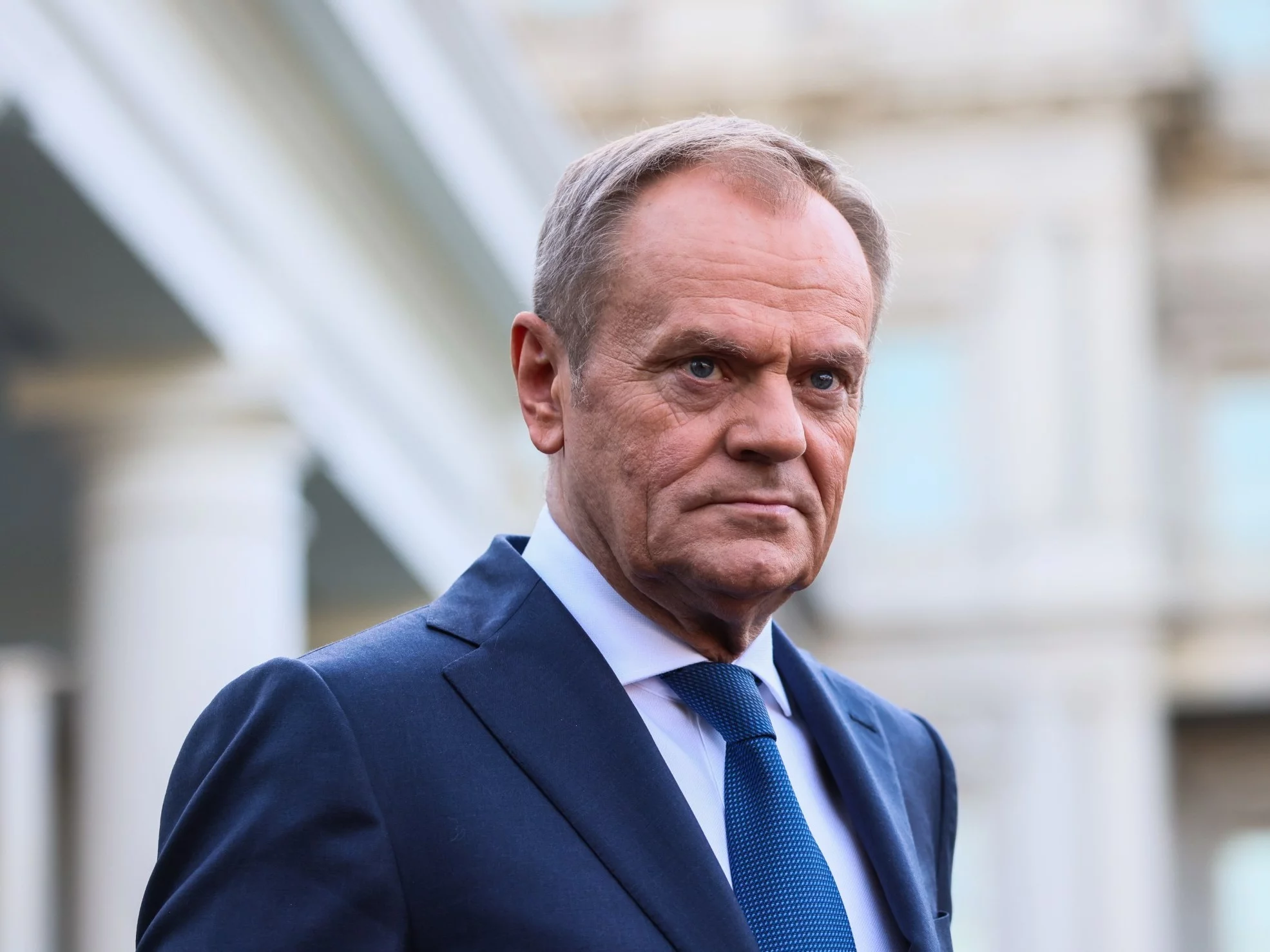 Premier Donald Tusk po spotkaniu z Joe Bidenem