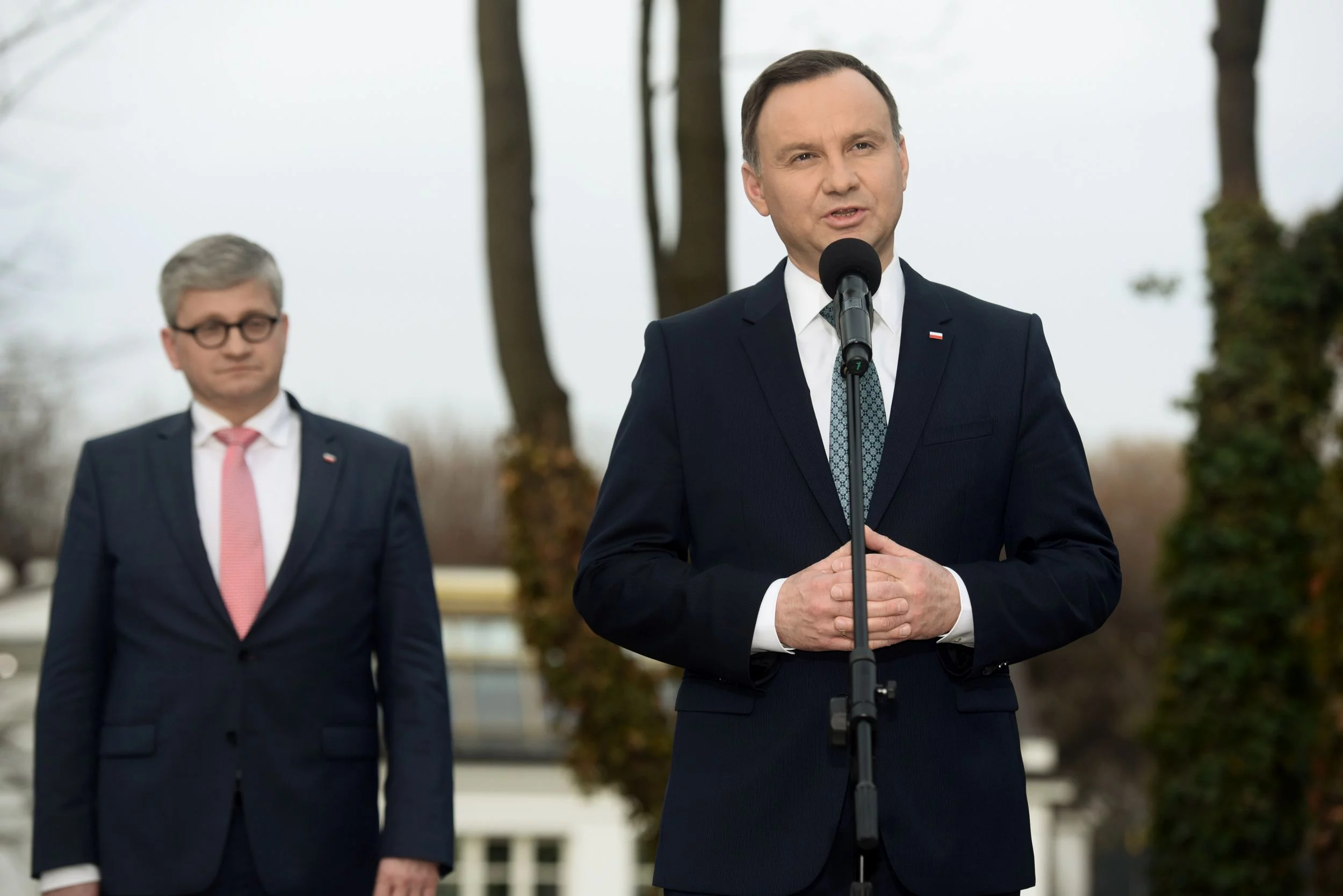 Paweł Soloch i Andrzej Duda