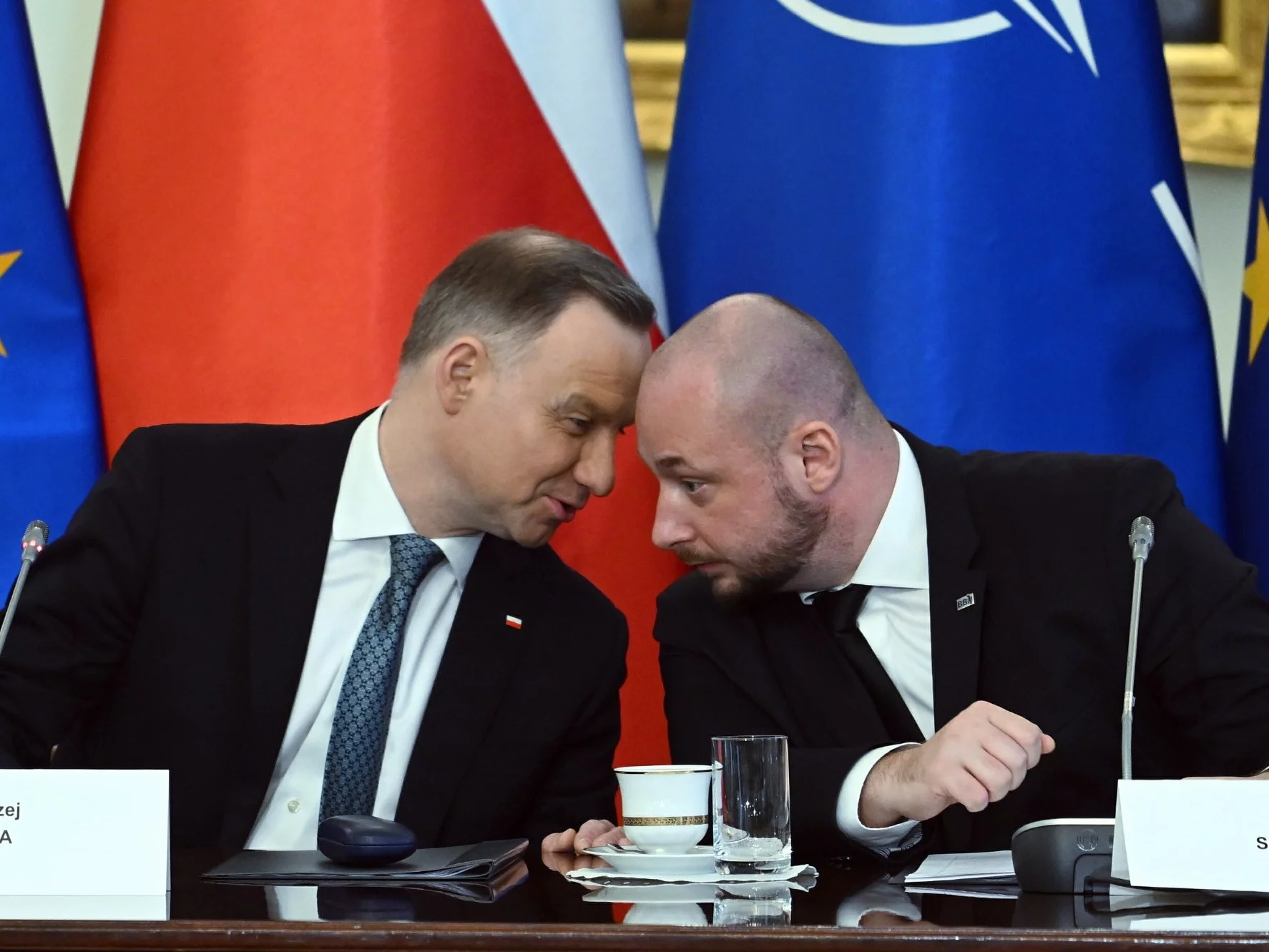 Prezydent Andrzej Duda, szef BBN Jacek Siewiera