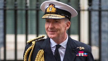 Szef brytyjskich sił zbrojnych admirał Tony Radakin