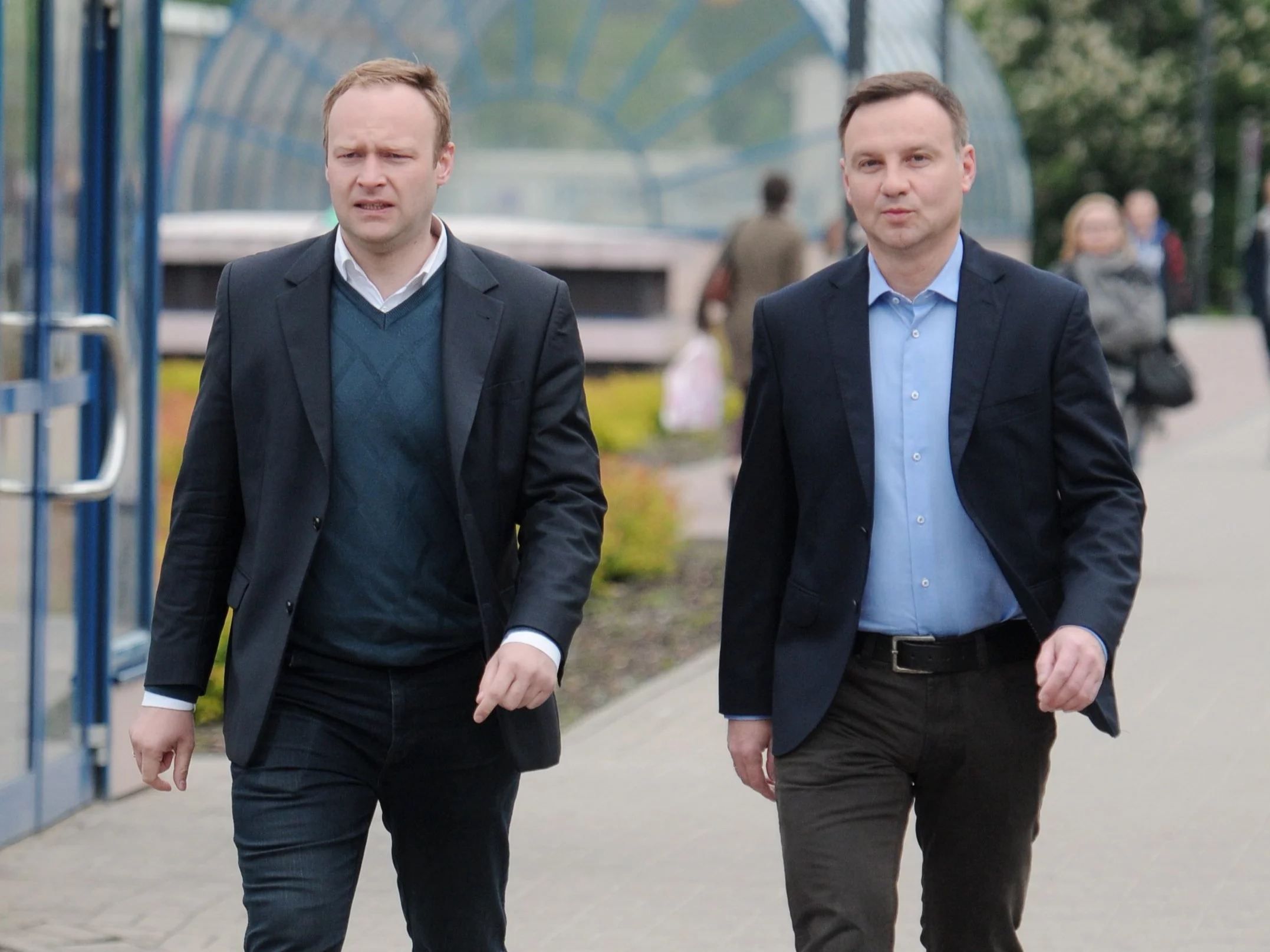 Marcin Mastalerek i Andrzej Duda