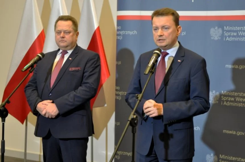 Mariusz Błaszczak i Jarosław Zieliński