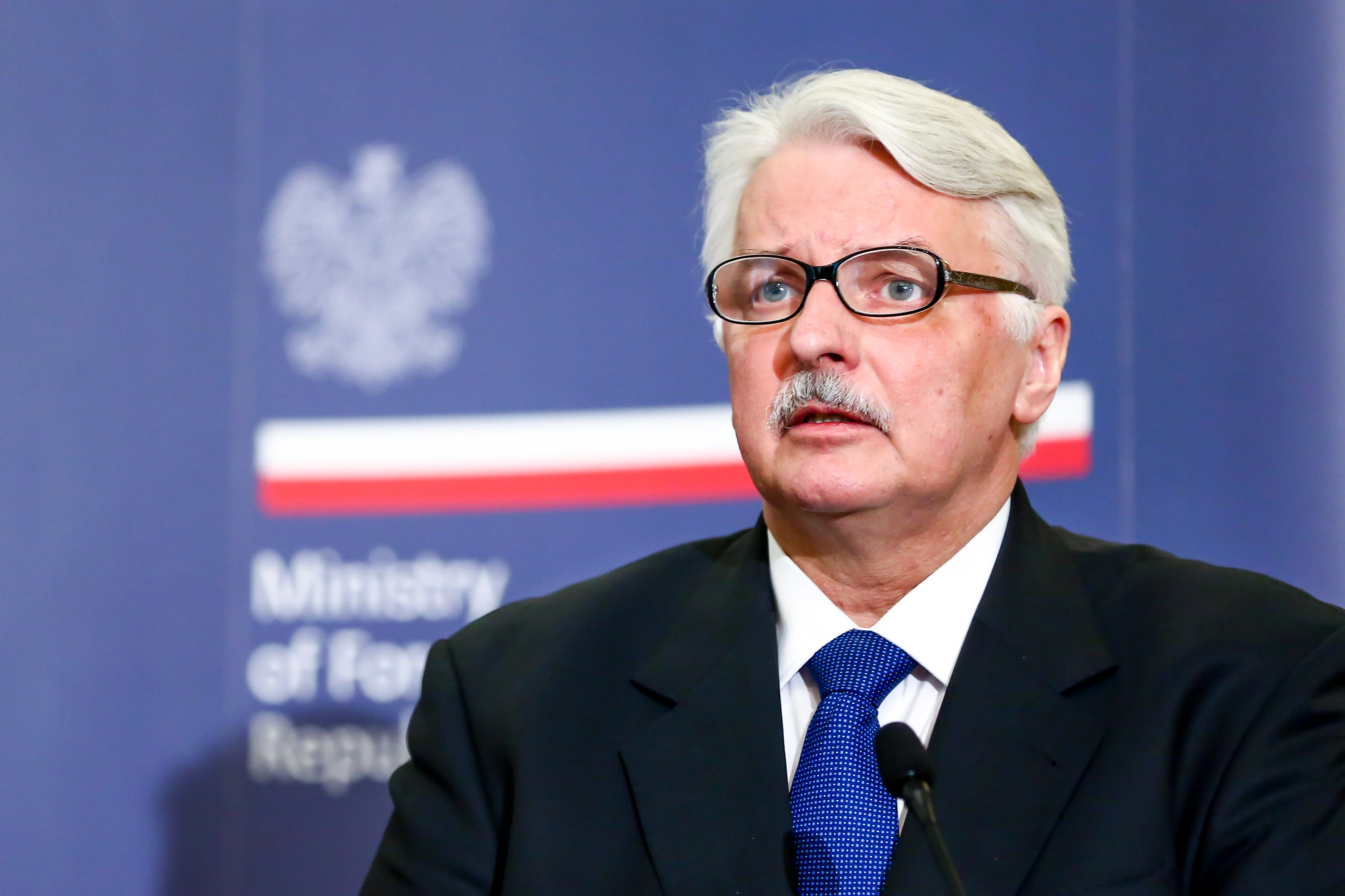 Szef MSZ Witold Waszczykowski