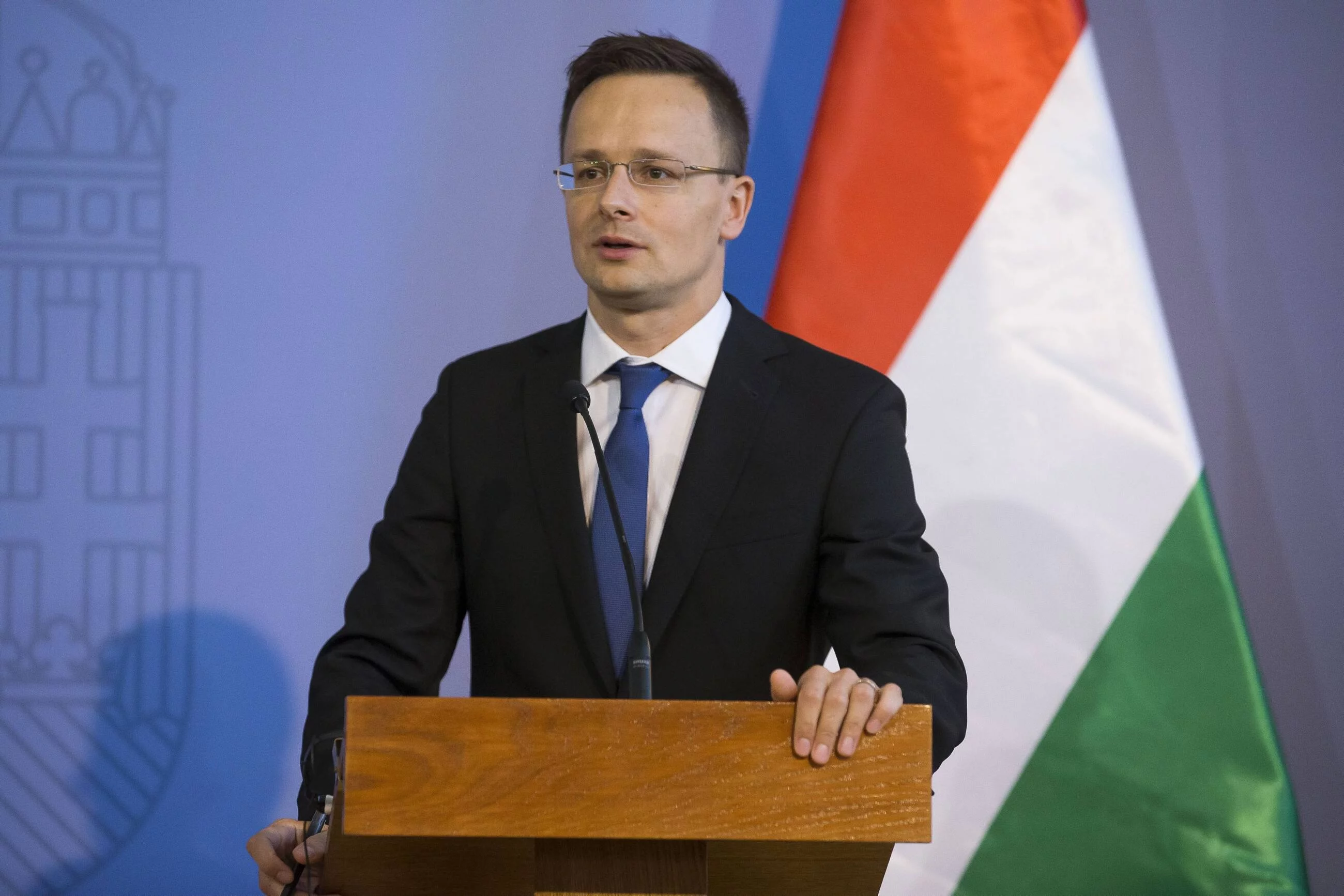 Minister spraw zagranicznych Węgier Péter Szijjártó.