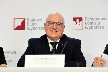 Szef PKW Sylwester Marciniak
