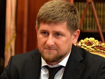 Szef Republiki Czeczeńskiej Ramzan Kadyrow.