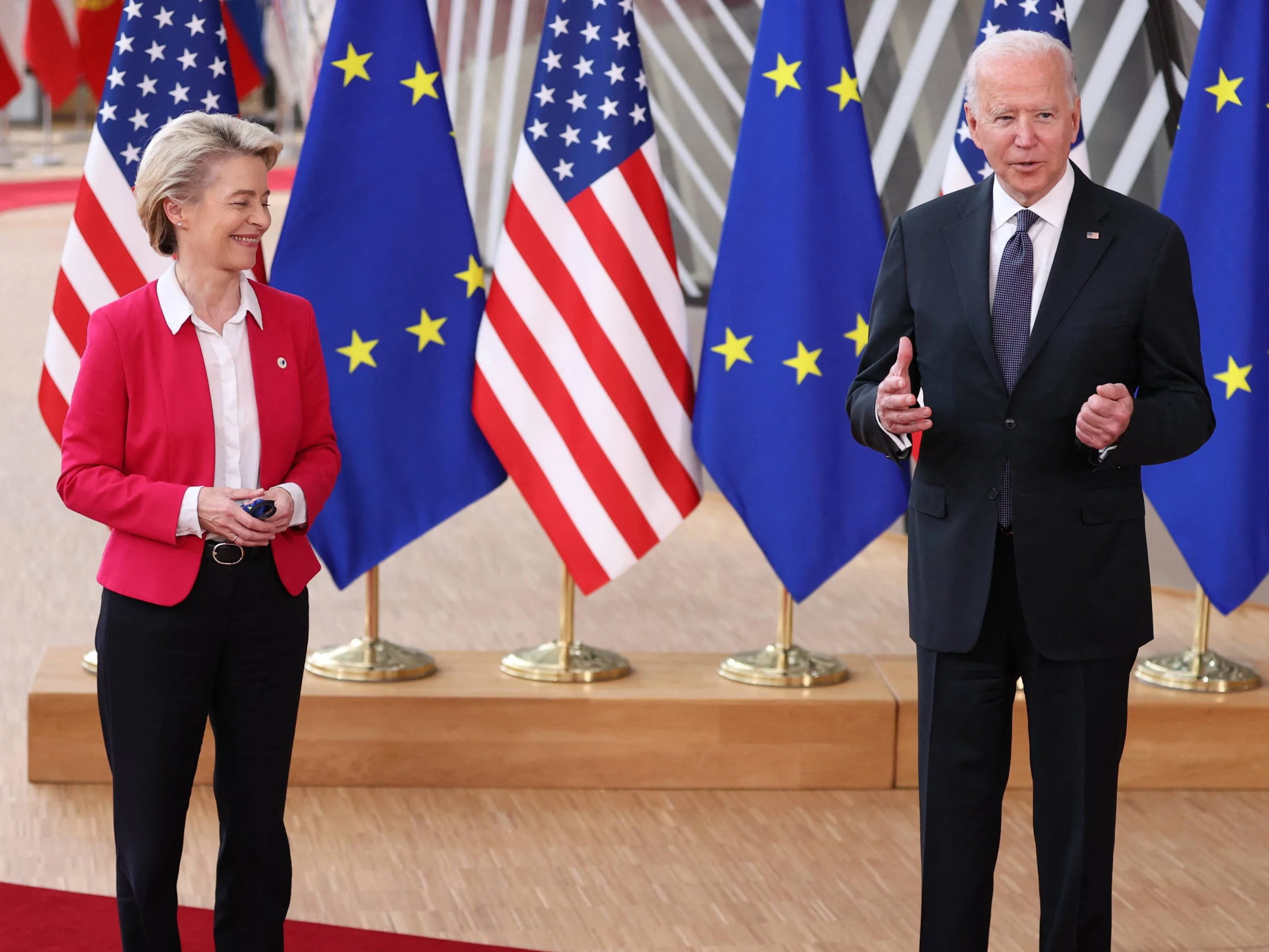 Ursula von der Leyen i Joe Biden