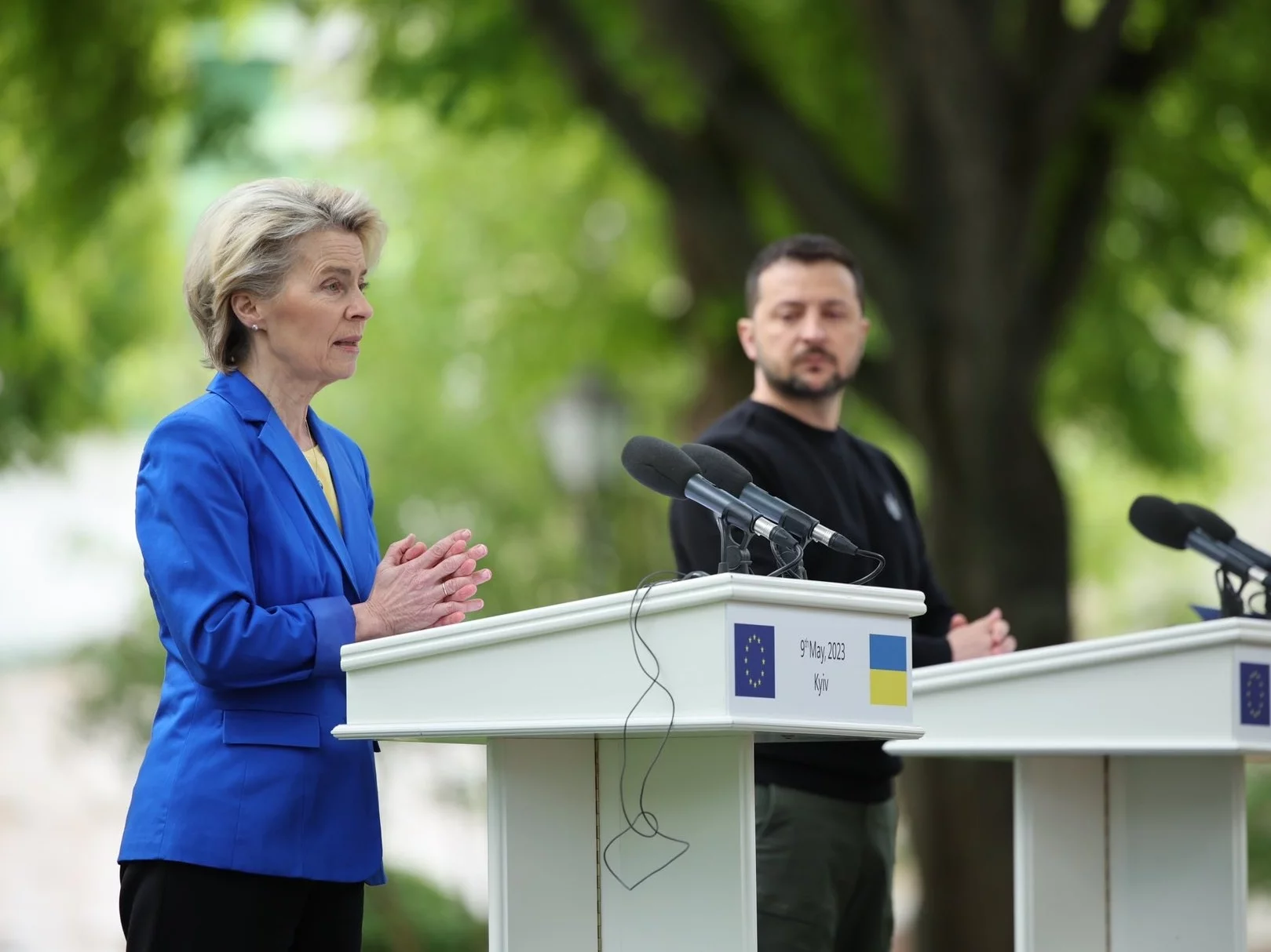 Ursula von der Leyen w Kijowie