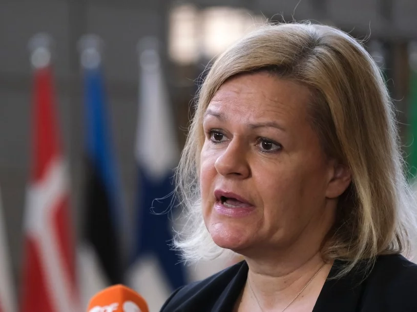 Minister spraw wewnętrznych Niemiec Nancy Faeser