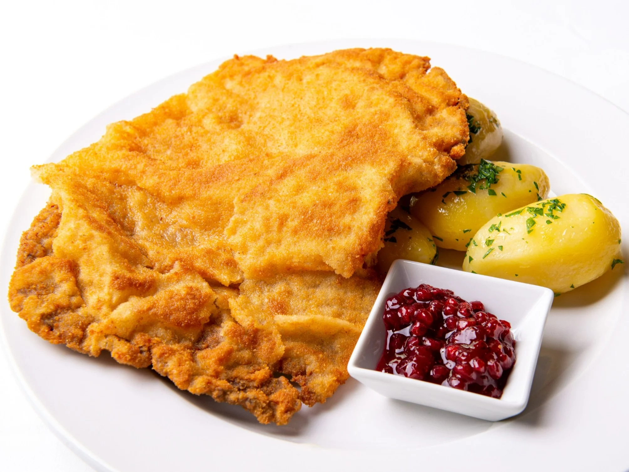 Sznycel w puszystej panierce