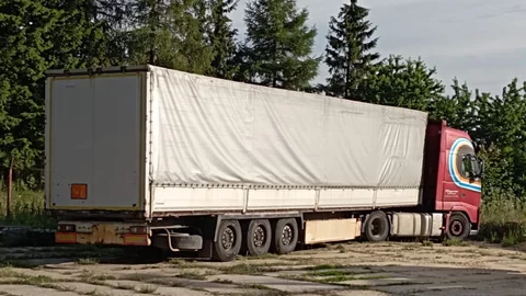 Zatrzymany przez policję TIR