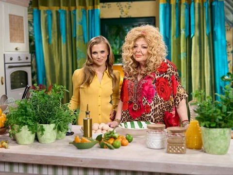 Magda Gessler i Agnieszka Kaczorowska