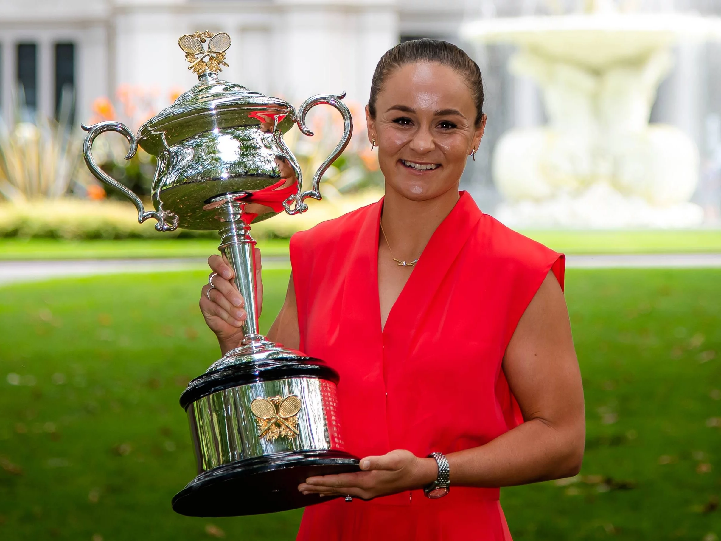 Ashleigh Barty z trofeum Australian Open