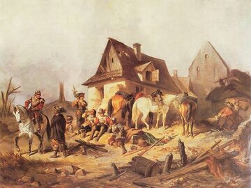 „Szwedzi w Polsce”, obraz Henryka Pillatiego