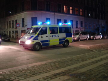 Szwedzka policja. Zdj. ilustracyjne