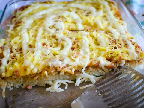 Zapiekanka ze spaghetti