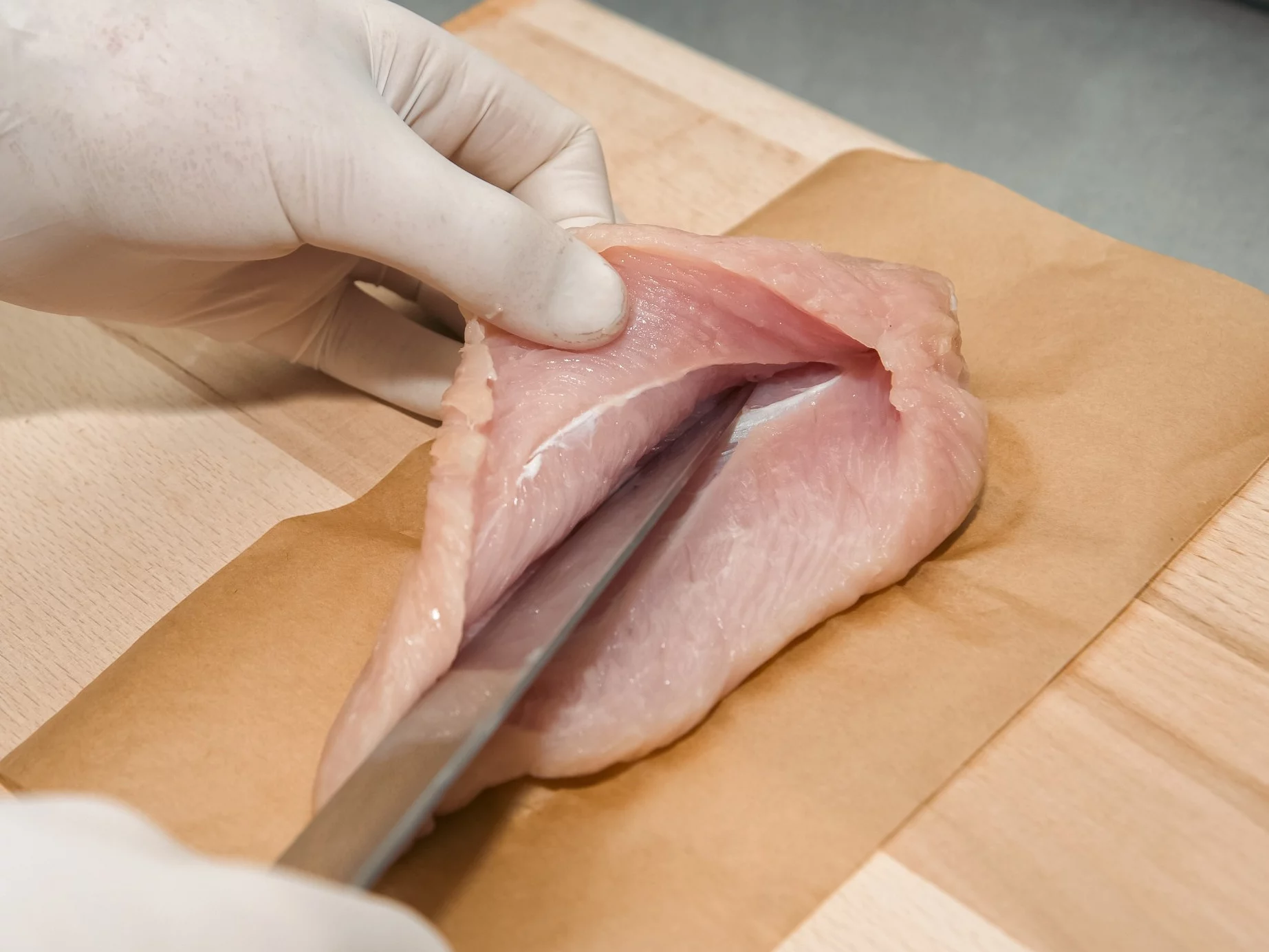 Nacięta pierś kurczaka