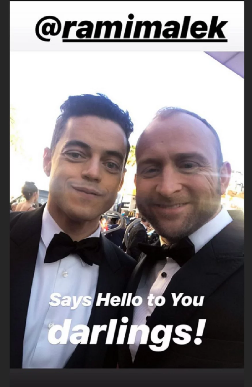 Borys Szyc i Rami Malek