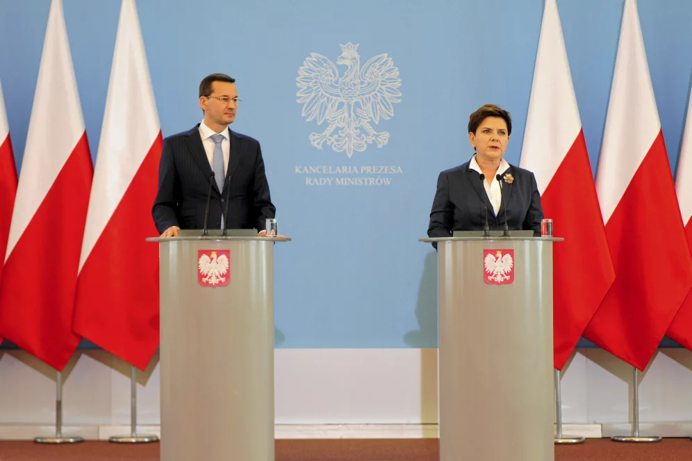 Mateusz Morawiecki i Beata Szydło