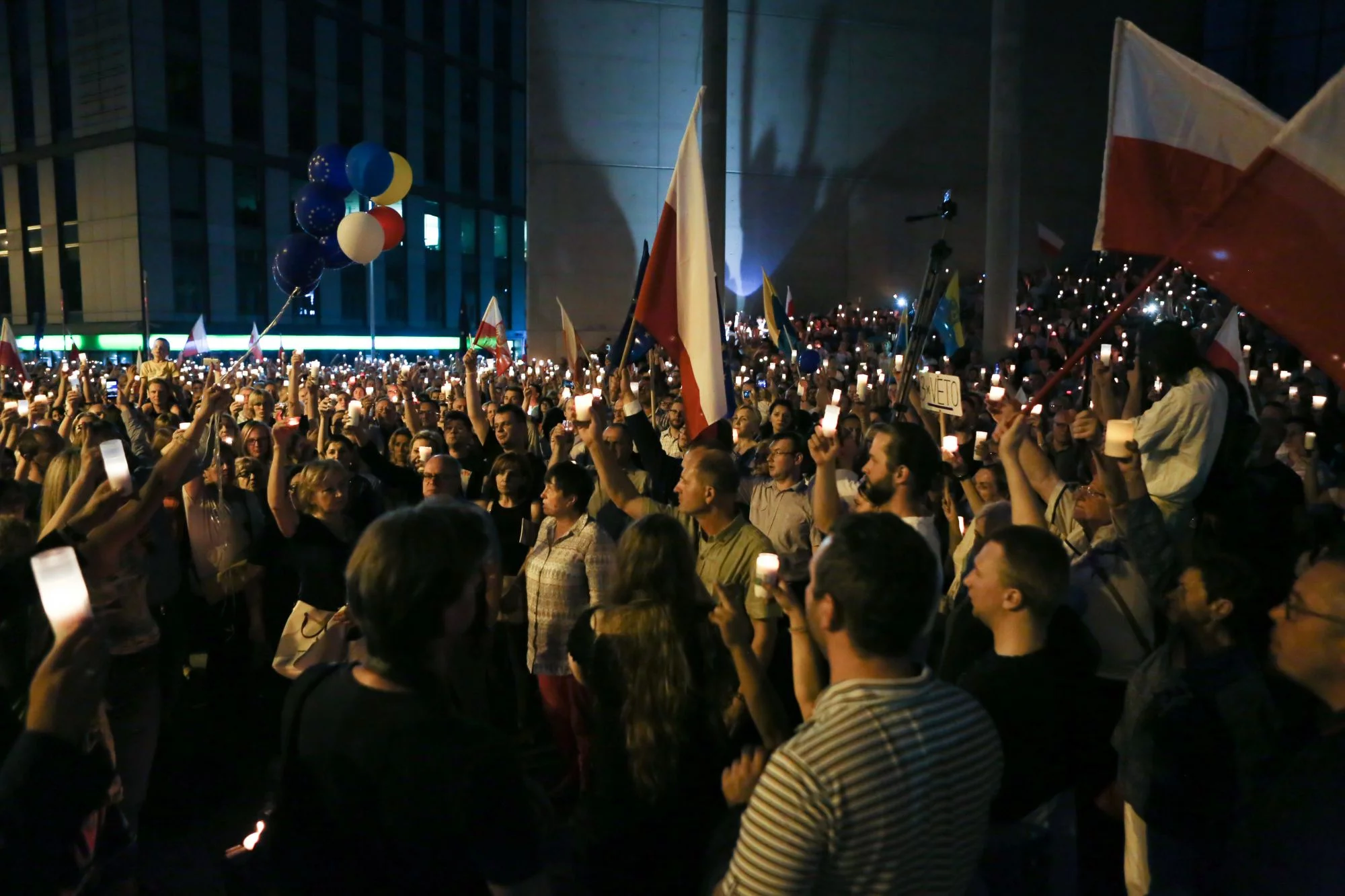 Protest w obronie sądownictwa