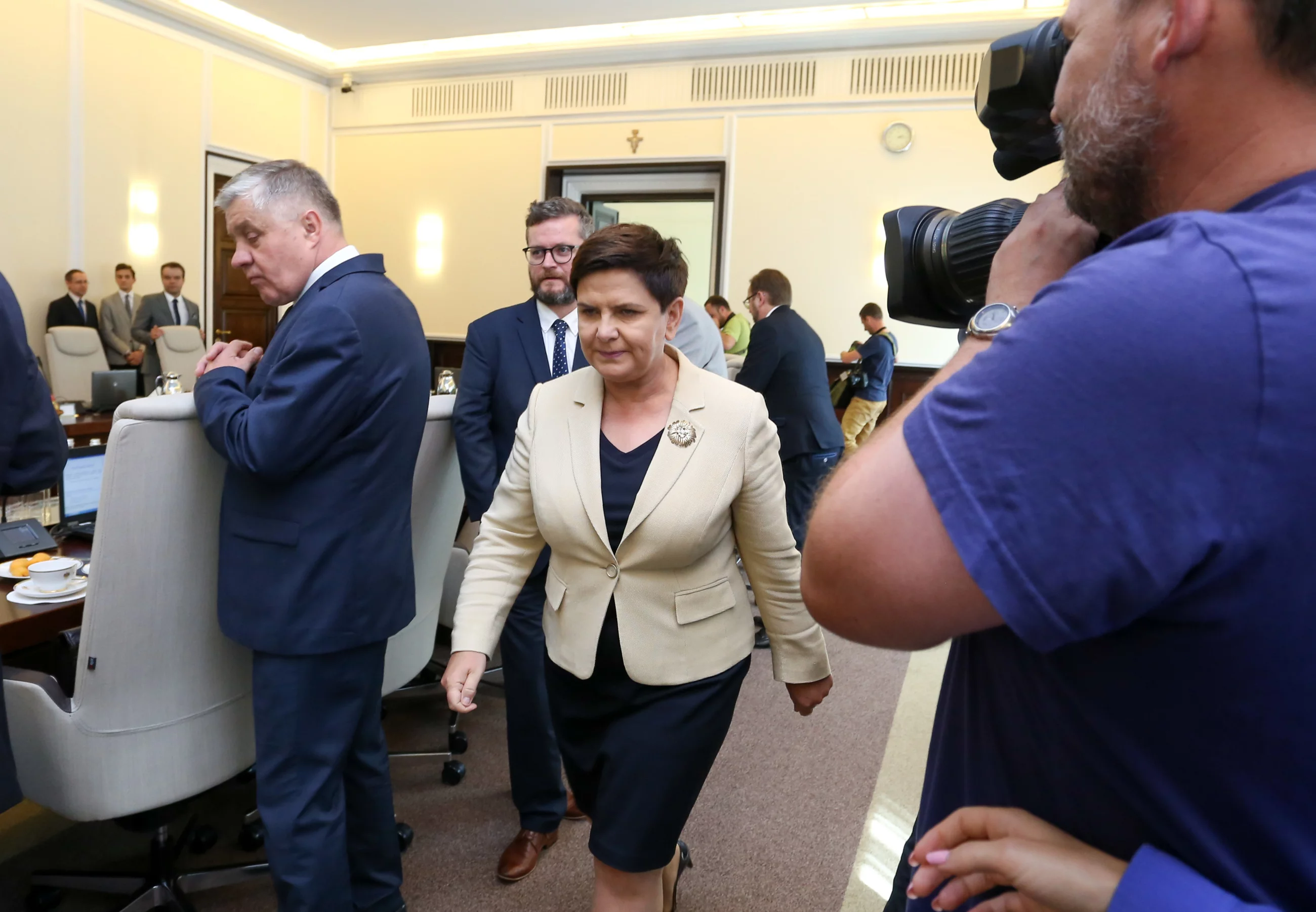 Premier Beata Szydło. Posiedzenie rządu 24 sierpnia