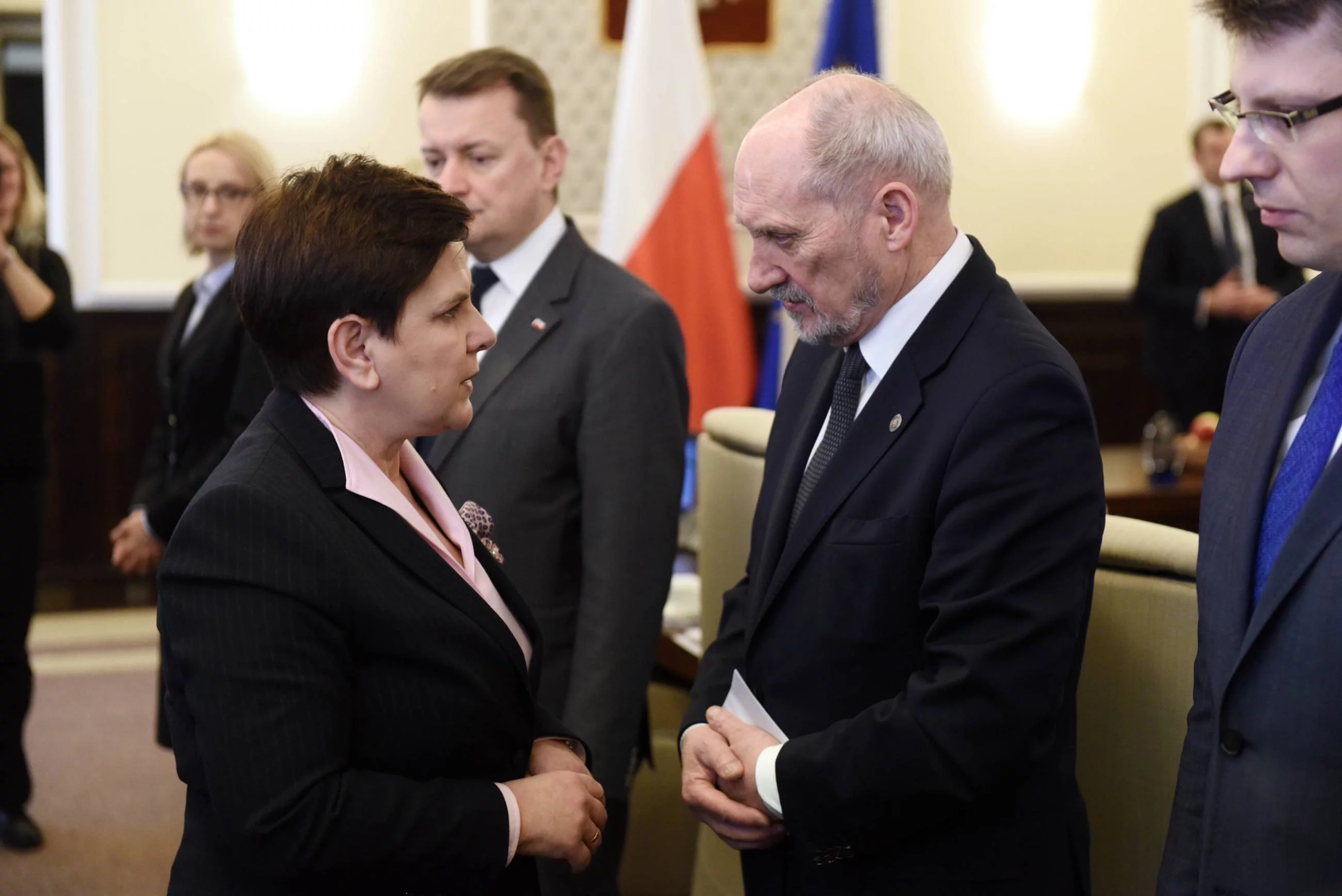 Beata Szydło i Antoni Macierewicz