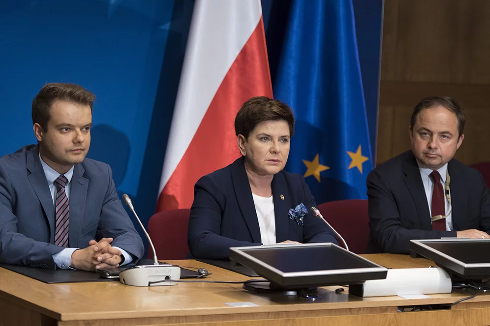 Konferencja premier Beaty Szydło