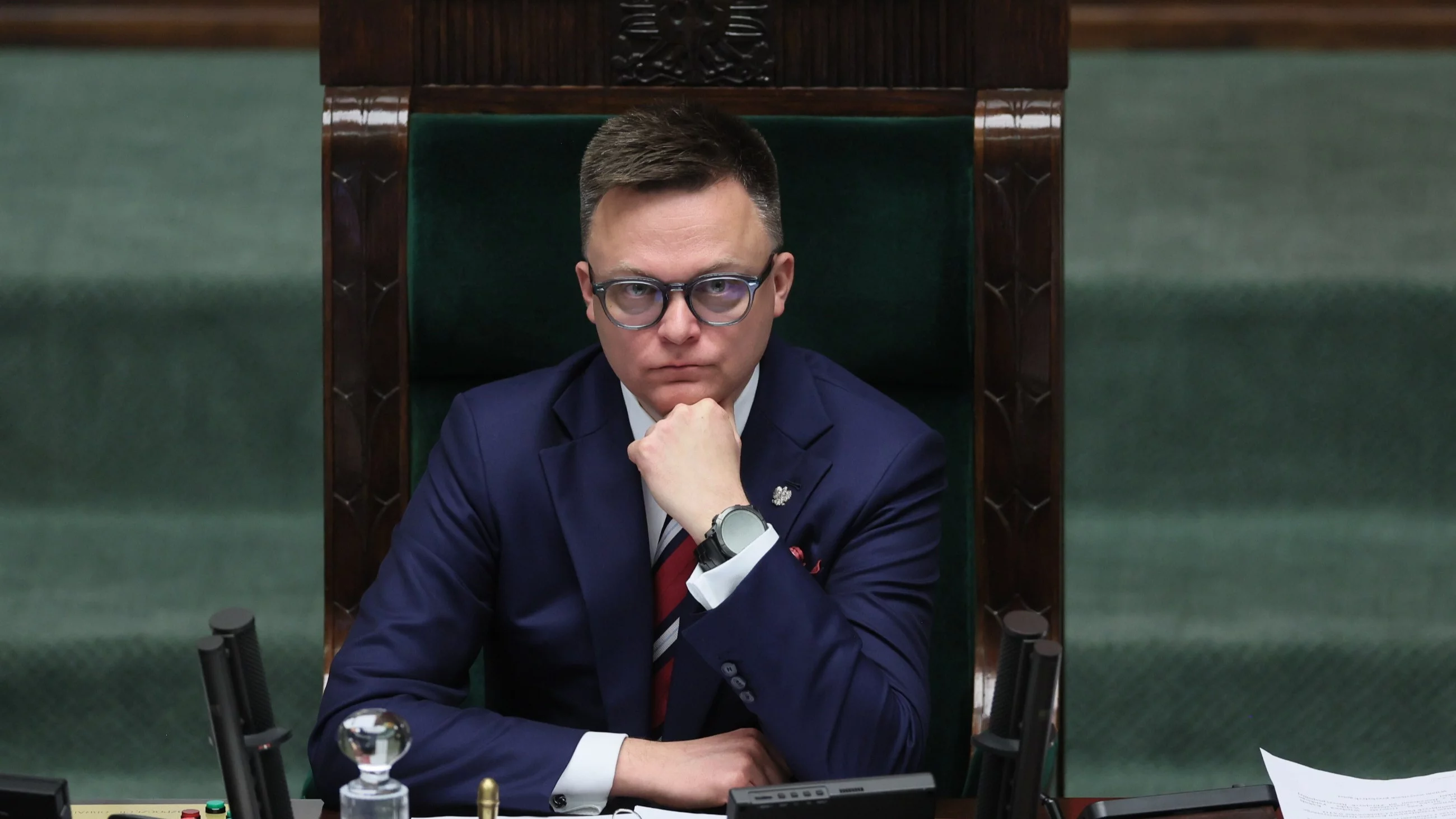 Szymon Hołownia jako marszałek Sejmu