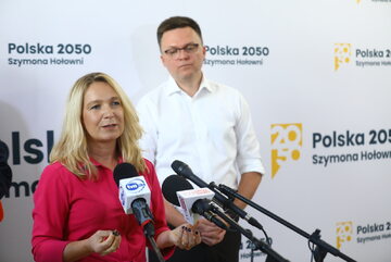 Szymon Hołownia z nową rzeczniczką partii Polska 2050