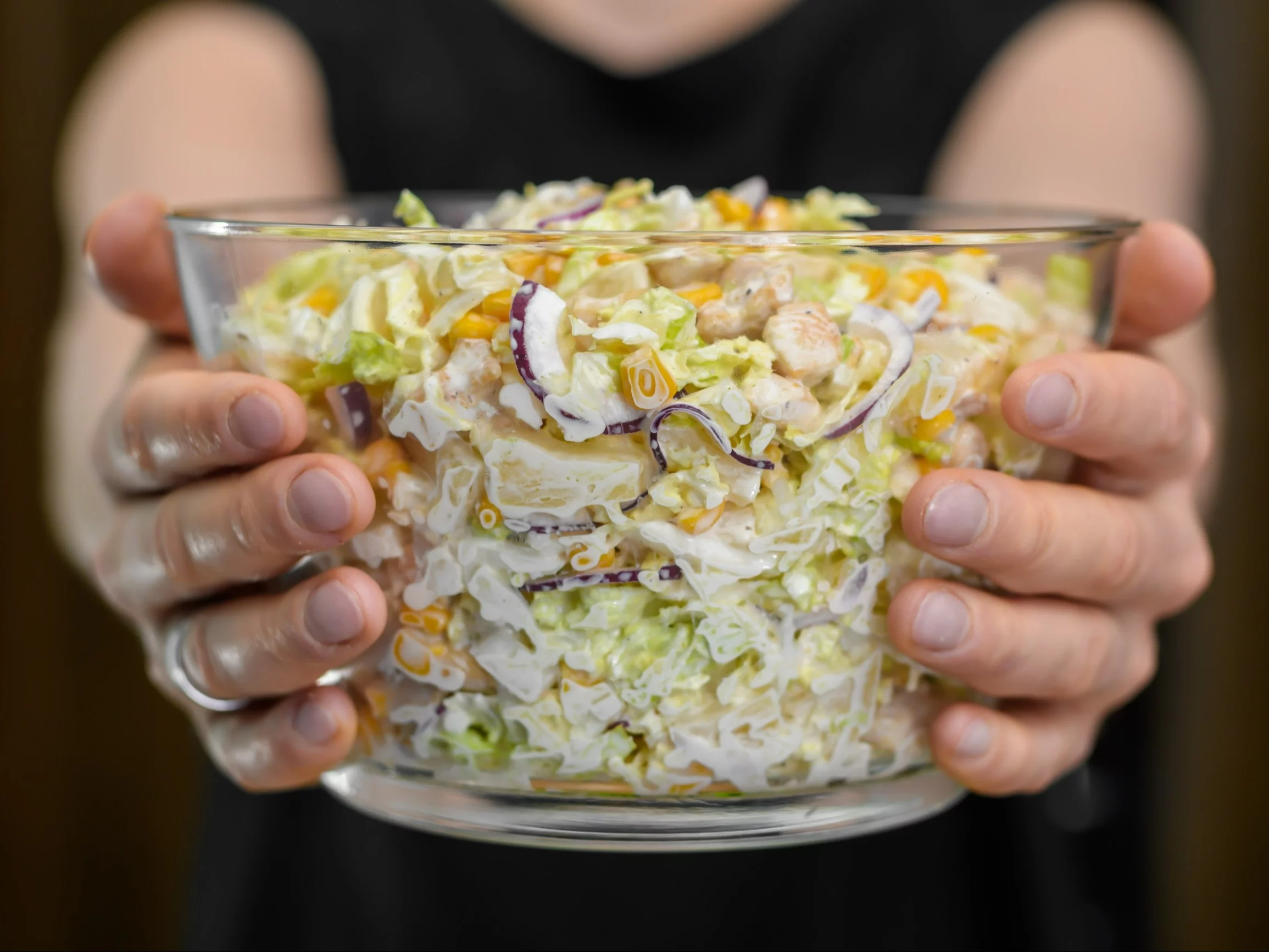 Sałatka z kapusty pekińskiej z kurczakiem