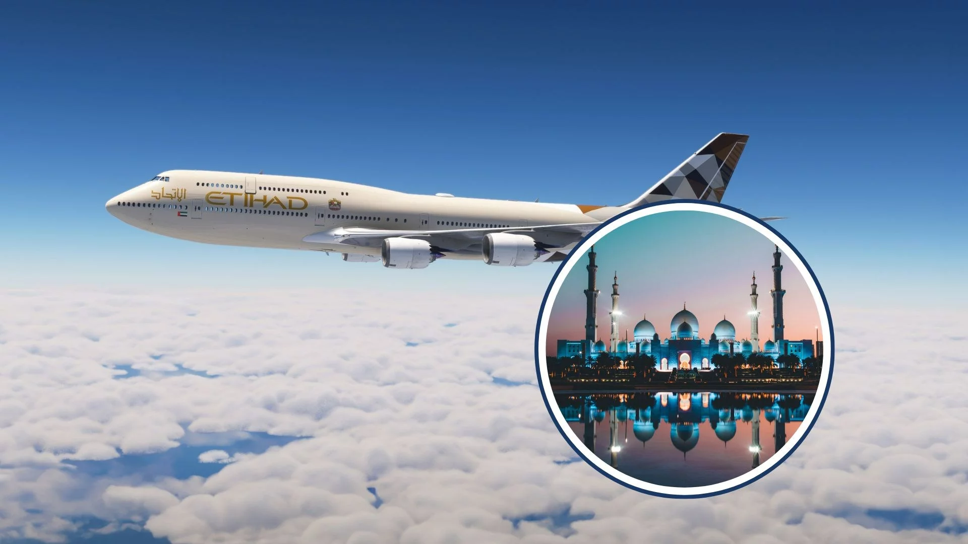 Samolot Etihad Airways i Abu Zabi, zdjęcie ilustracyjne