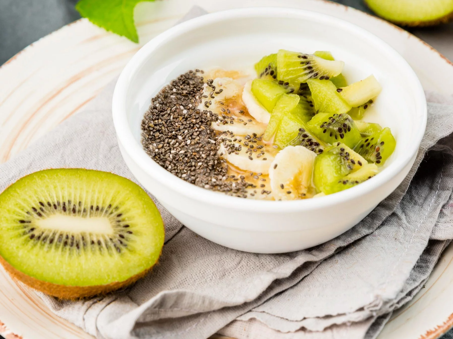 Owsianka z kiwi