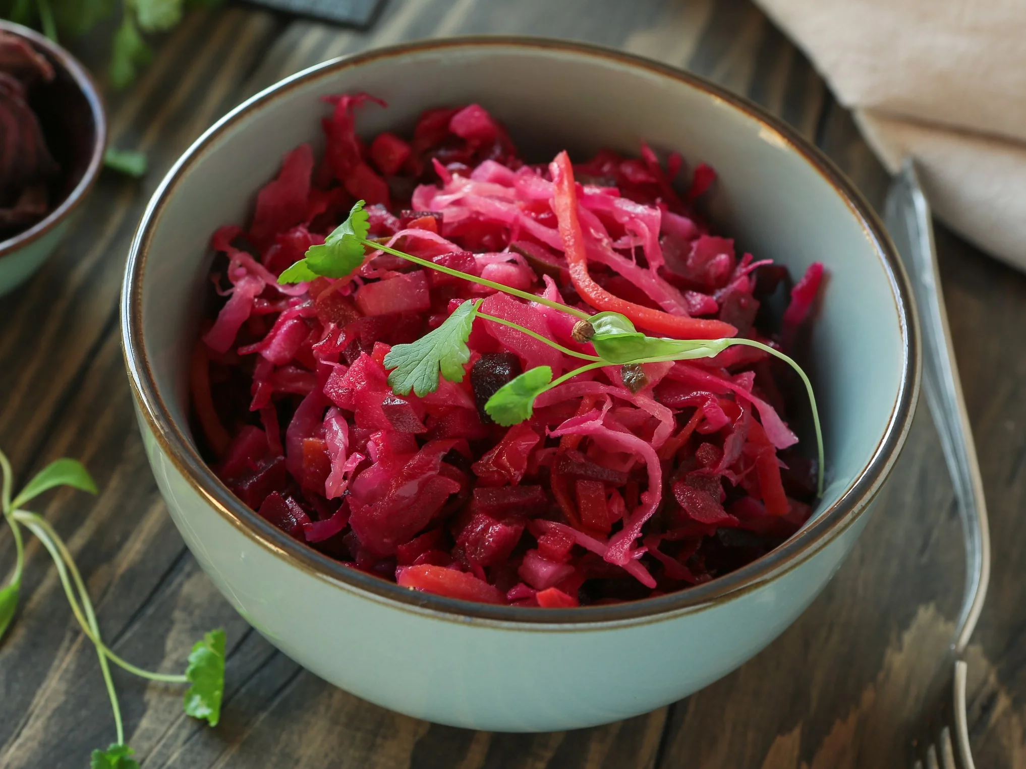 Kapusta kiszona z burakami