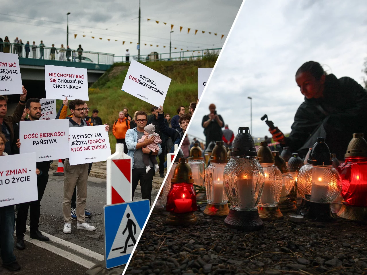 Ta tragedia wstrząsnęła Polską. Tłum: Stop zabójcom drogowym!