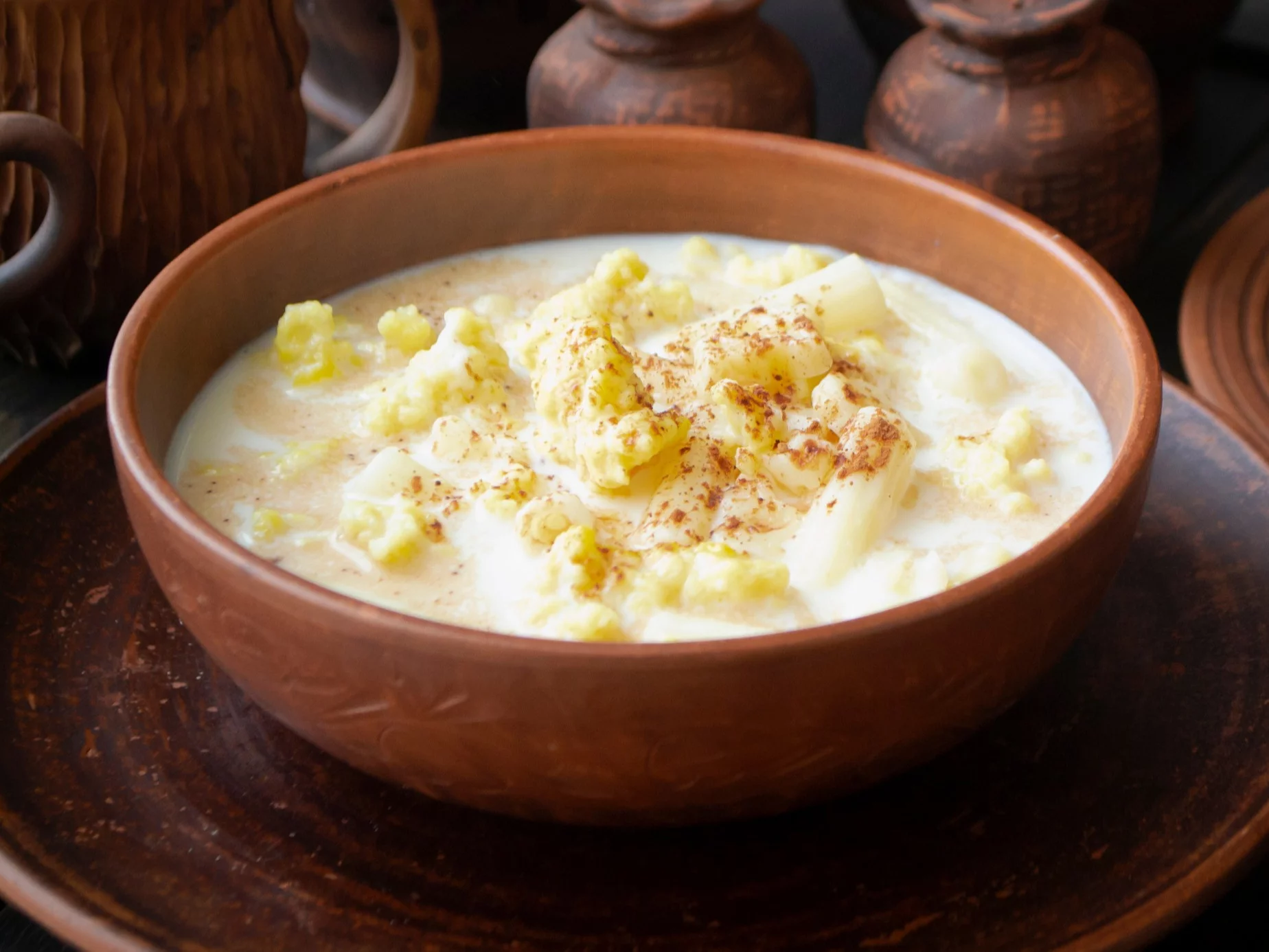 Zupa mleczna z lanymi kluskami