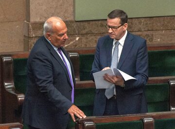 Tadeusz Kościński i Mateusz Morawiecki