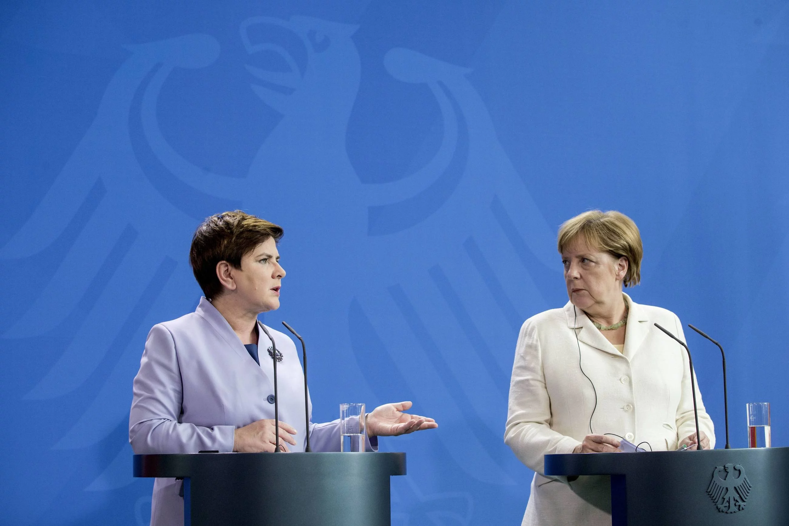 Beata Szydło i Angela Merkel