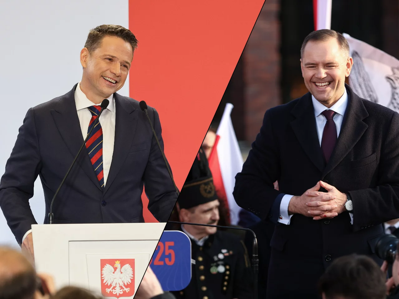 Rafał Trzaskowski i Karol Nawrocki