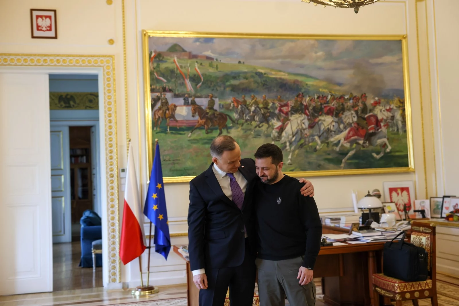 Andrzej Duda i Wołodymyr Zełenski