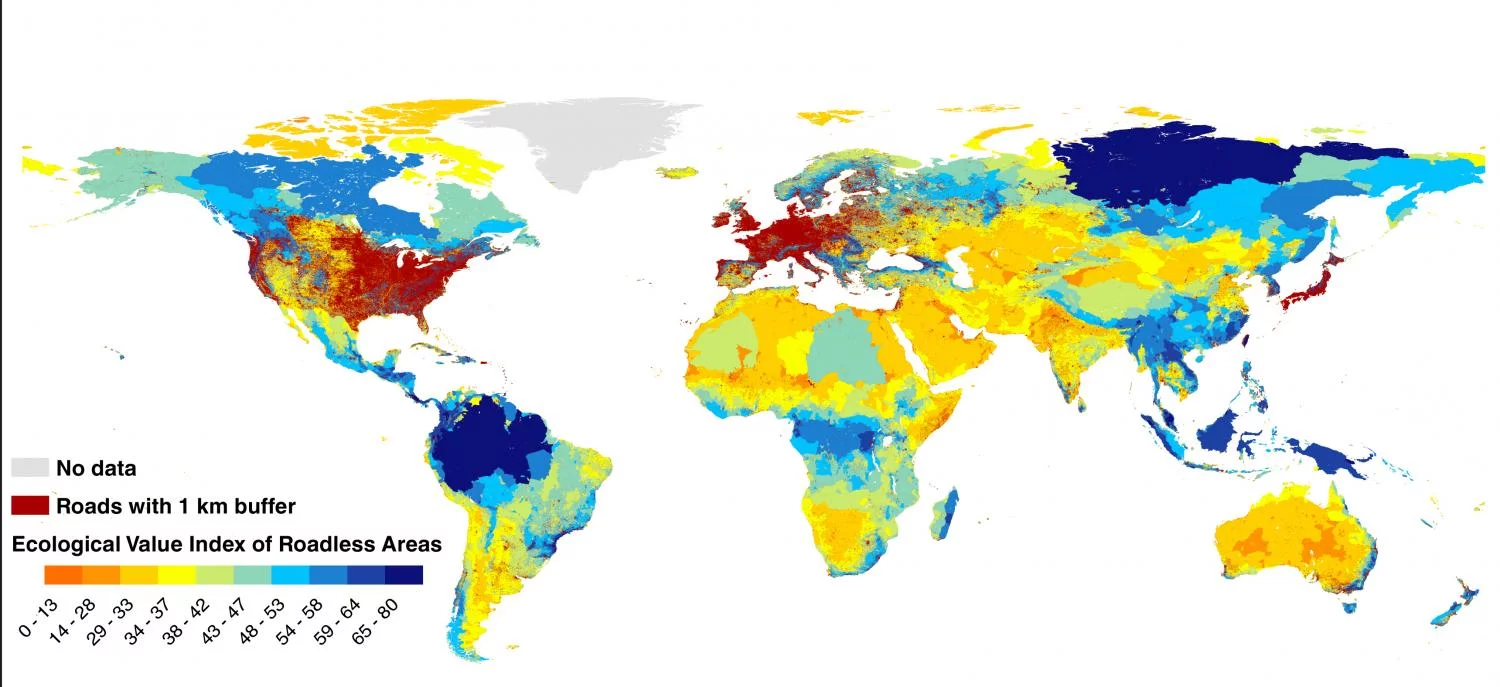 Mapa sporządzona przez P. Ibischa, pojawiła się w magazynie "Science" w 2016 roku